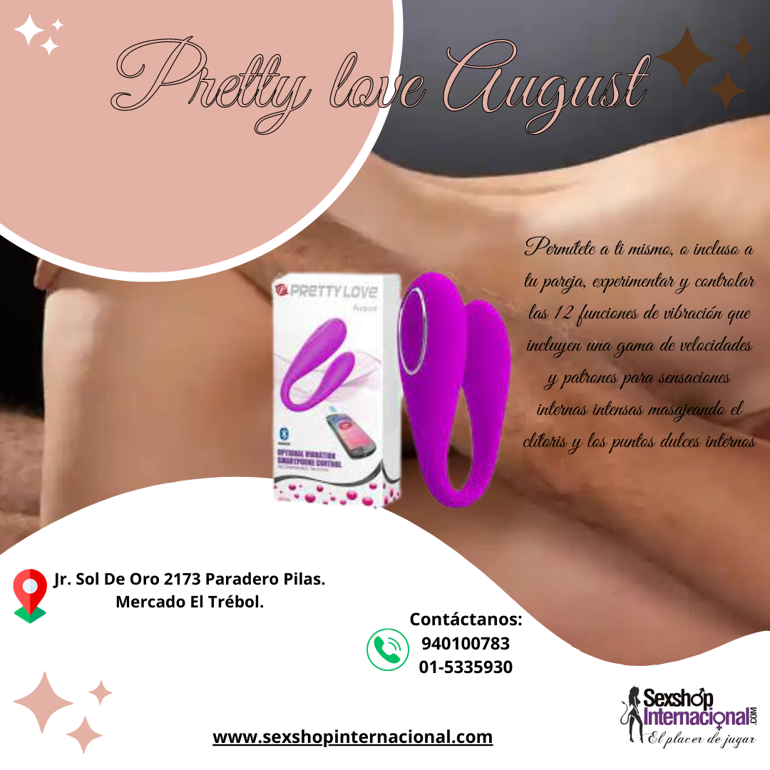 VIBRADOR PRETTI LOVE AUGUST PARA EL Y ELLA 